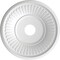 Ekena Millwork Berkshire PVC Medallion (Canopies up to 8 3/8"), 19"OD x 3 1/2"ID x 1"P, Metallic Mist CMP19BEEPE - alternate 5